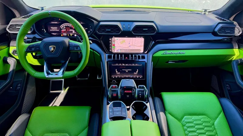 Dashboard and front cabin